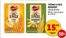 Penny Market TYČINKY Z PECE BOHEMIA různé druhy, 80 g nabídka
