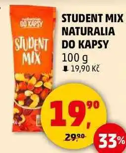 Penny Market STUDENT MIX NATURALIA DO KAPSY, 100 g nabídka
