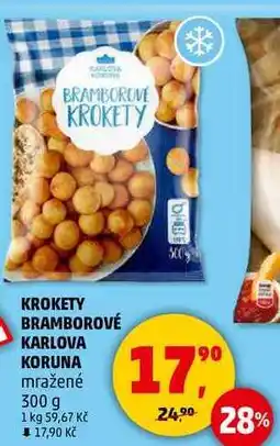 Penny Market BRAMBOROVE KROKETY KARLOVA KORUNA mražené, 300 g nabídka