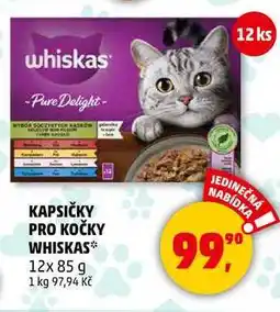 Penny Market KAPSIČKY PRO KOČKY WHISKAS, 12x 85 g nabídka