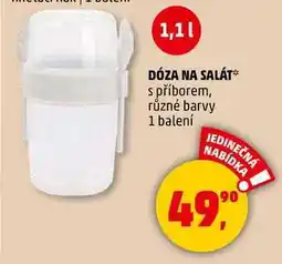 Penny Market DÓZA NA SALÁT s příborem, různé barvy, 1 balení nabídka