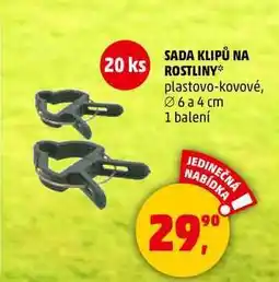 Penny Market SADA KLIPŮ NA ROSTLINY plastovo-kovové, 1 balení nabídka