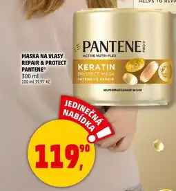 Penny Market MASKA NA VLASY REPAIR & PROTECT PANTENE, 300 ml nabídka