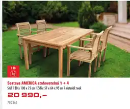 Uni Hobby Sestava AMERICA stohovatelná 1 +4 nabídka