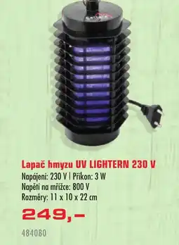 Uni Hobby Lapač hmyzu UV LIGHTERN 230 V nabídka