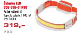 Uni Hobby Čelovka LED COB USB-C IP20 nabídka
