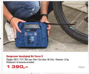 Uni Hobby Kompresor bezolejový Air Force 5 nabídka