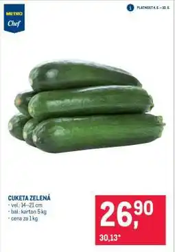 Makro Cuketa zelená nabídka