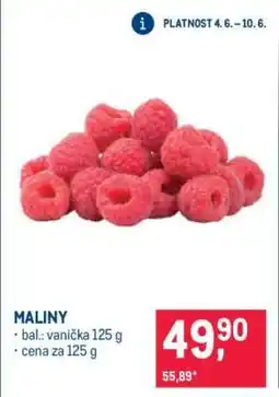 Makro Maliny nabídka