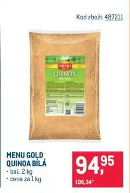 Makro MENU GOLD QUINOA BÍLÁ nabídka