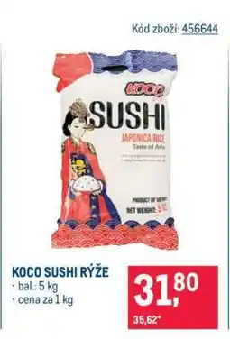 Makro KOCO SUSHI RÝŽE nabídka