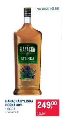 Makro HANÁCKÁ BYLINKA HOŘKÁ 30% nabídka