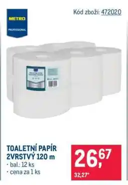 Makro TOALETNÍ PAPÍR 2VRSTVÝ 120 m nabídka