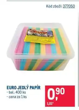 Makro EURO JEDLÝ PAPÍR nabídka