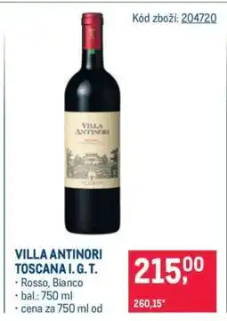 Makro VILLA ANTINORI TOSCANA I. G. T nabídka