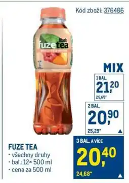 Makro Fuze Tea nabídka