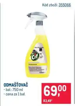 Makro Odmašťovač nabídka