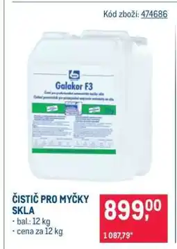 Makro ČISTIČ PRO MYČKY SKLA nabídka