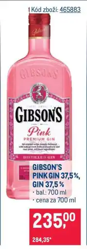 Makro Gibson’s Pink Gin 37,5 nabídka
