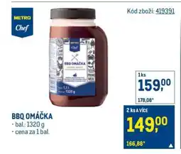 Makro BBQ omáčka nabídka