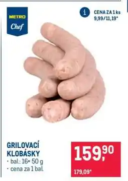 Makro Grilovací klobásky nabídka