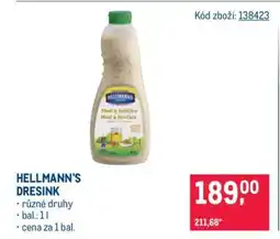 Makro HELLMANN’S DRESINK nabídka