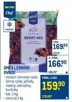 Makro Směs lesního ovoce nabídka