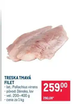 Makro Treska tmavá – filet nabídka