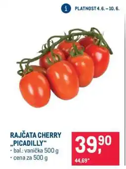 Makro RAJČATA CHERRY „PICADILLY“ nabídka