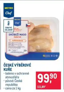 Makro ČESKÉ VÝBĚROVÉ KUŘE nabídka