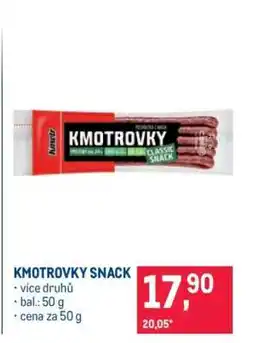 Makro Kmotrovky SNACK nabídka