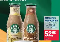 Makro Starbucks Frappuccino nabídka