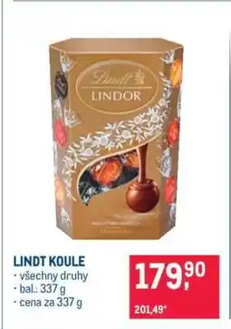 Makro Lindt koule nabídka