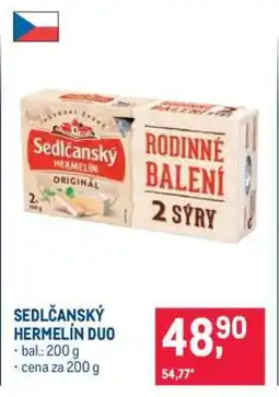 Makro Sedlčanský hermelín duo nabídka