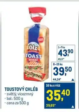Makro TOUSTOVÝ CHLÉB nabídka