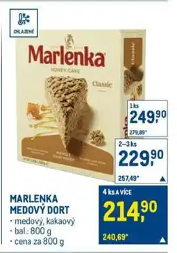 Makro MARLENKA Medový dort nabídka