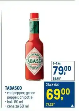 Makro Tabasco nabídka