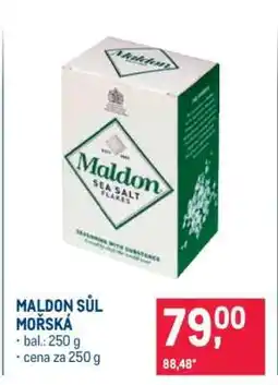 Makro Maldon sůl mořská nabídka