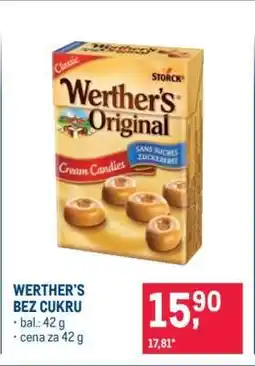 Makro WERTHER'S BEZ CUKRU nabídka