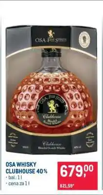 Makro OSA WHISKY CLUBHOUSE 40 % nabídka