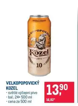 Makro Velkopopovický Kozel nabídka