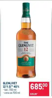 Makro Glenlivet 12 Y. O.** 40 % nabídka