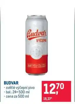 Makro Budvar nabídka