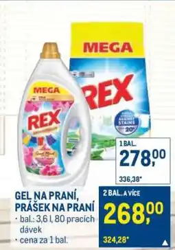 Makro GEL NA PRANÍ, PRÁŠEK NA PRANÍ nabídka