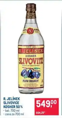 Makro R. JELÍNEK SLIVOVICE KOSHER 50 % nabídka