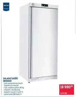 Makro CHLADICÍ SKŘÍŇ GRE6600 nabídka