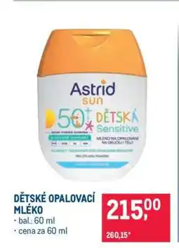 Makro DĚTSKÉ OPALOVACÍ MLÉKO nabídka