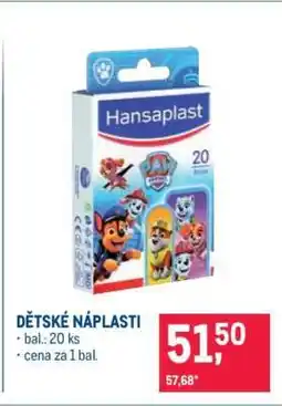 Makro DĚTSKÉ NÁPLASTI nabídka