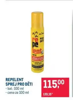 Makro Repelent sprej pro děti nabídka
