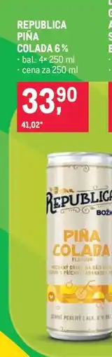 Makro REPUBLICA PIŇA COLADA 6 % nabídka